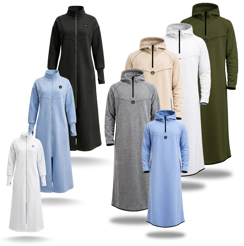 thobe & abaya collection transparent